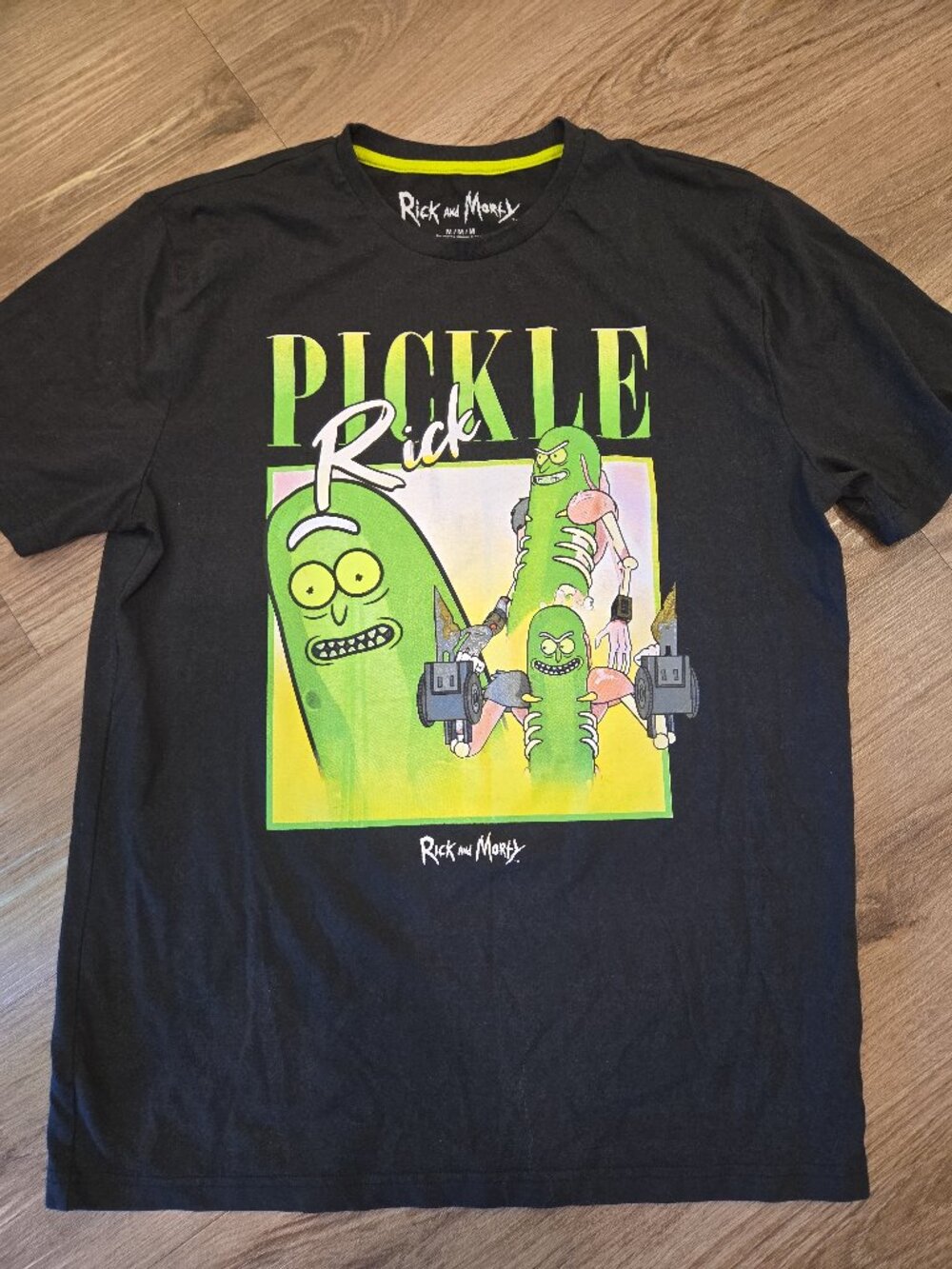 Rick and Morty Pickle Rick Men's Graphic Short Sleeve T-Shirt